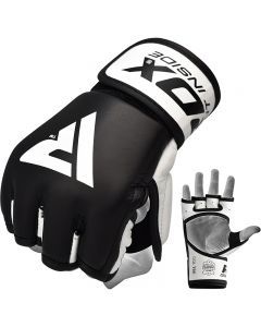 RDX T9 HEARSE LEATHER MMA GLOVES