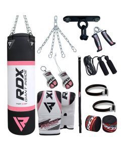 RDX X4 13pc 4ft Punch Bag Boxing Set