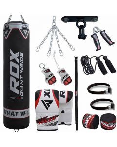 RDX X1B 13pc Punch Bag & Boxing Set