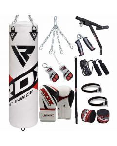 RDX F10 17pc Punch Bag with Gloves