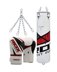 RDX F7 Ego Punch Bag with Gloves set